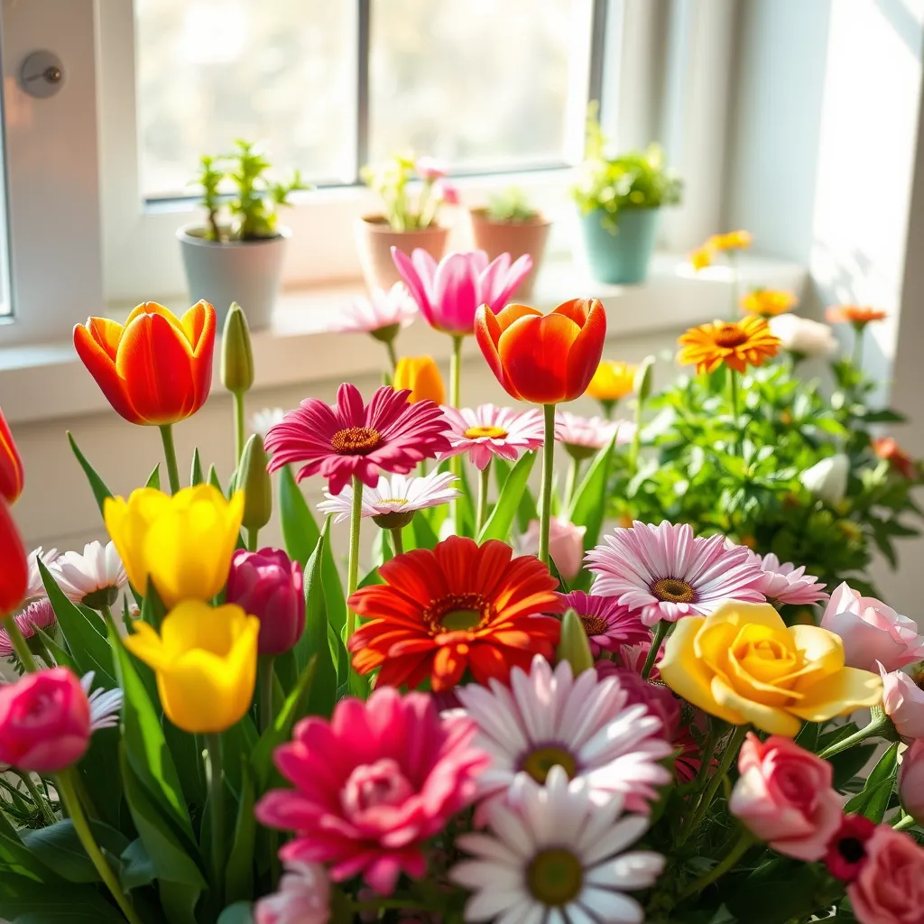 Kwitnące kwiaty na słoneczny parapet – jakie wybrać?