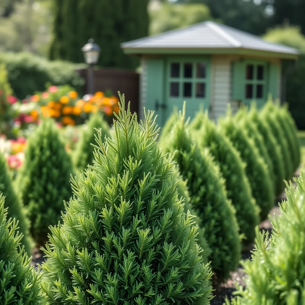 Tuje szmaragd – jak gęsto je sadzić?