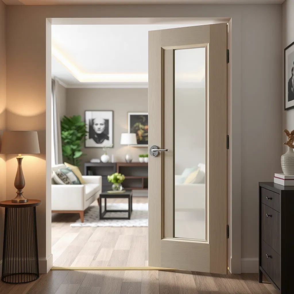 Drzwi wewnętrzne z szybą pionową – zalety i wady