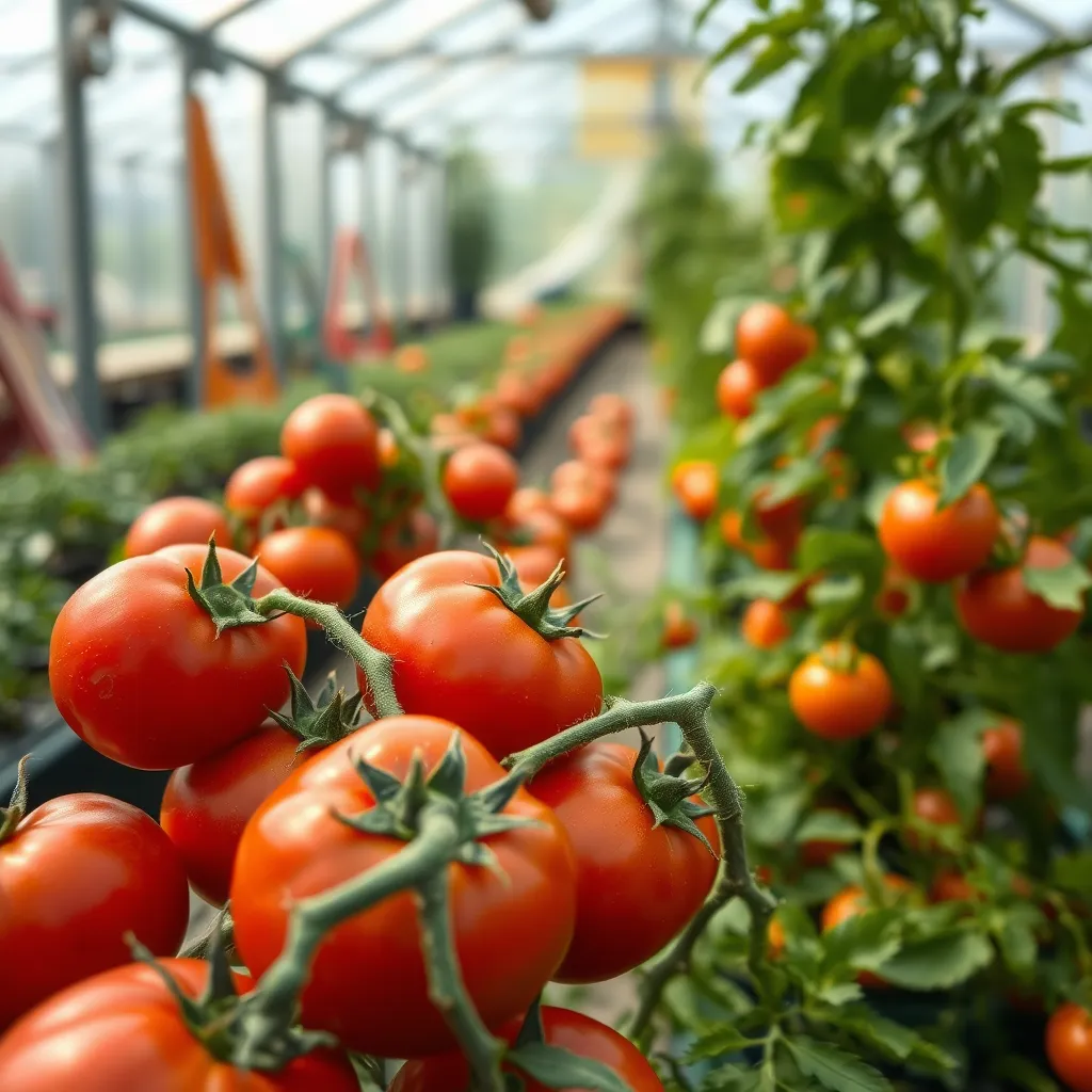 Pomidory w szklarni – jak je sadzić?