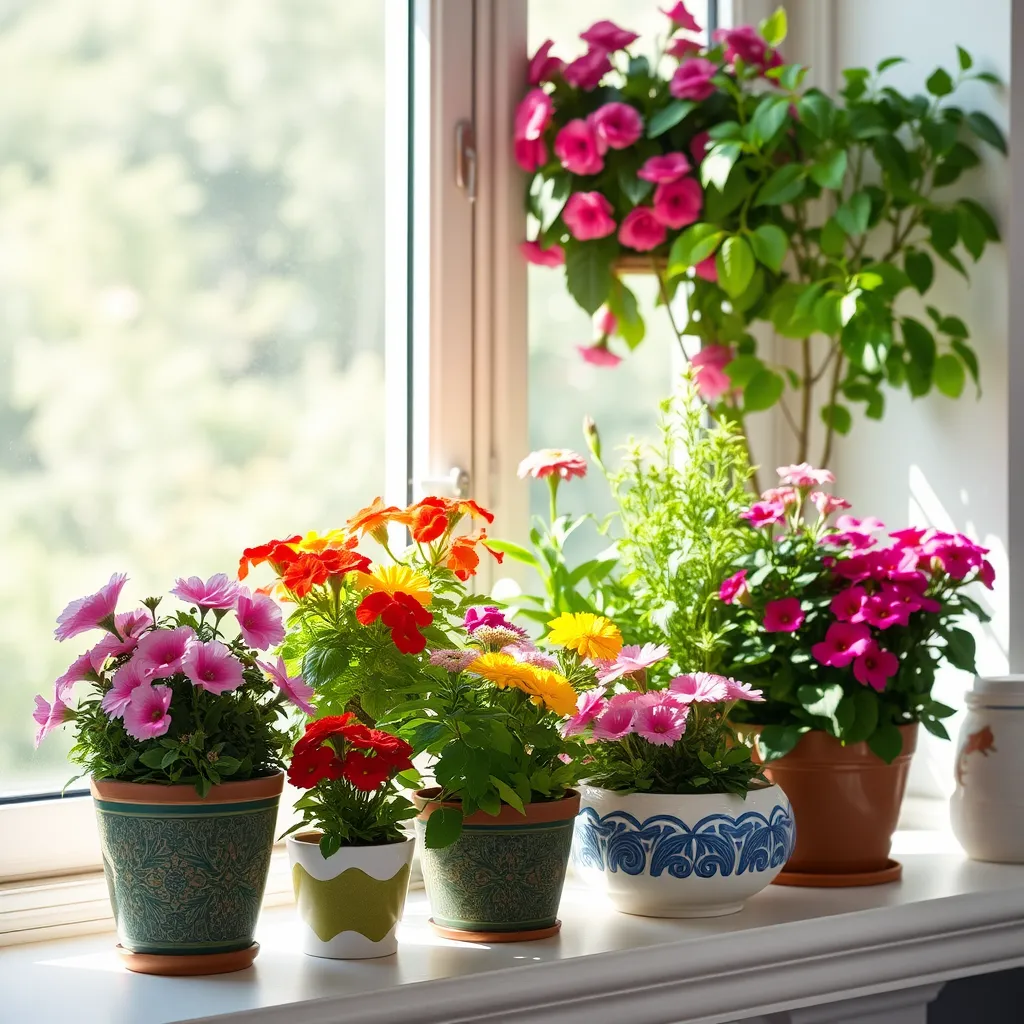Parapet kwiaty na słoneczne okna – jak wybrać?