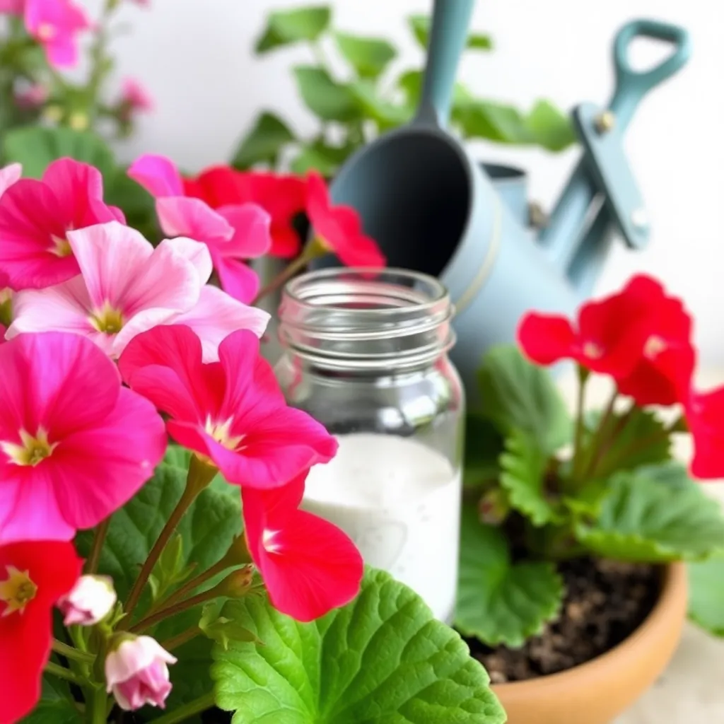 Pelargonie – jak przygotować dla nich domowy nawóz?