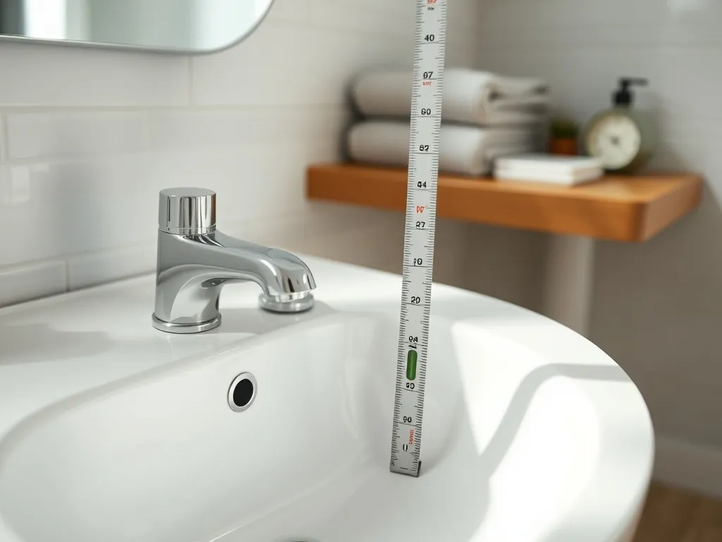 Na jakiej wysokości umywalka w łazience?