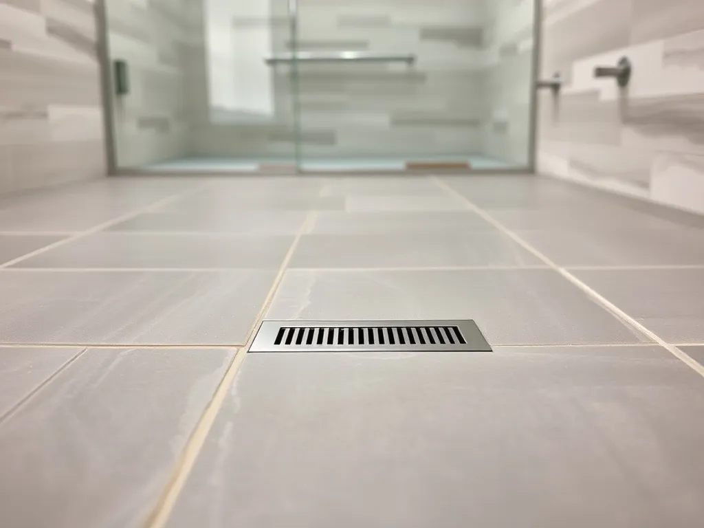 Jak położyć płytki pod prysznicem z odpływem liniowym?