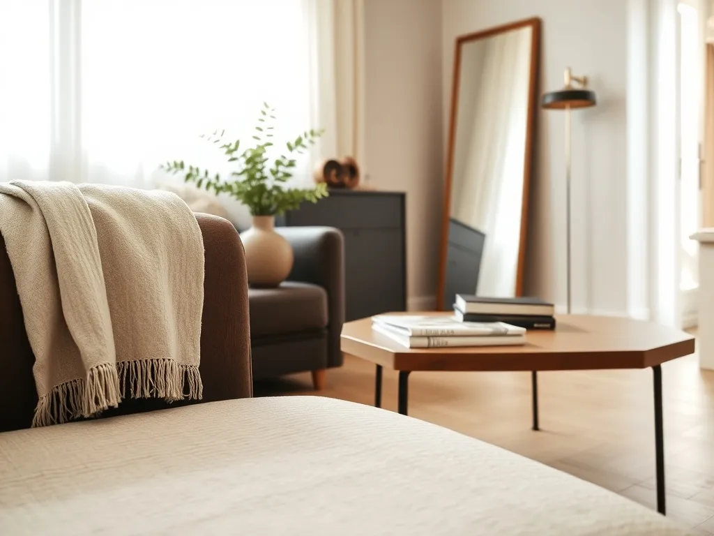 Jak rozjaśnić salon z ciemnymi meblami?