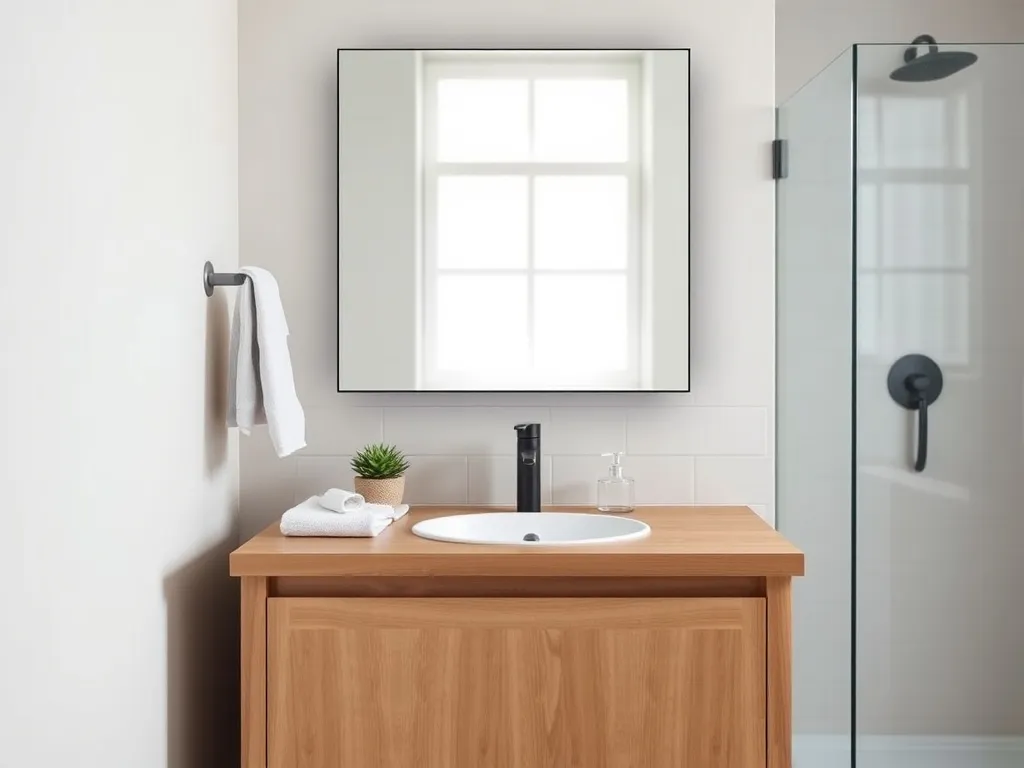 Na jakiej wysokości lustro w łazience?