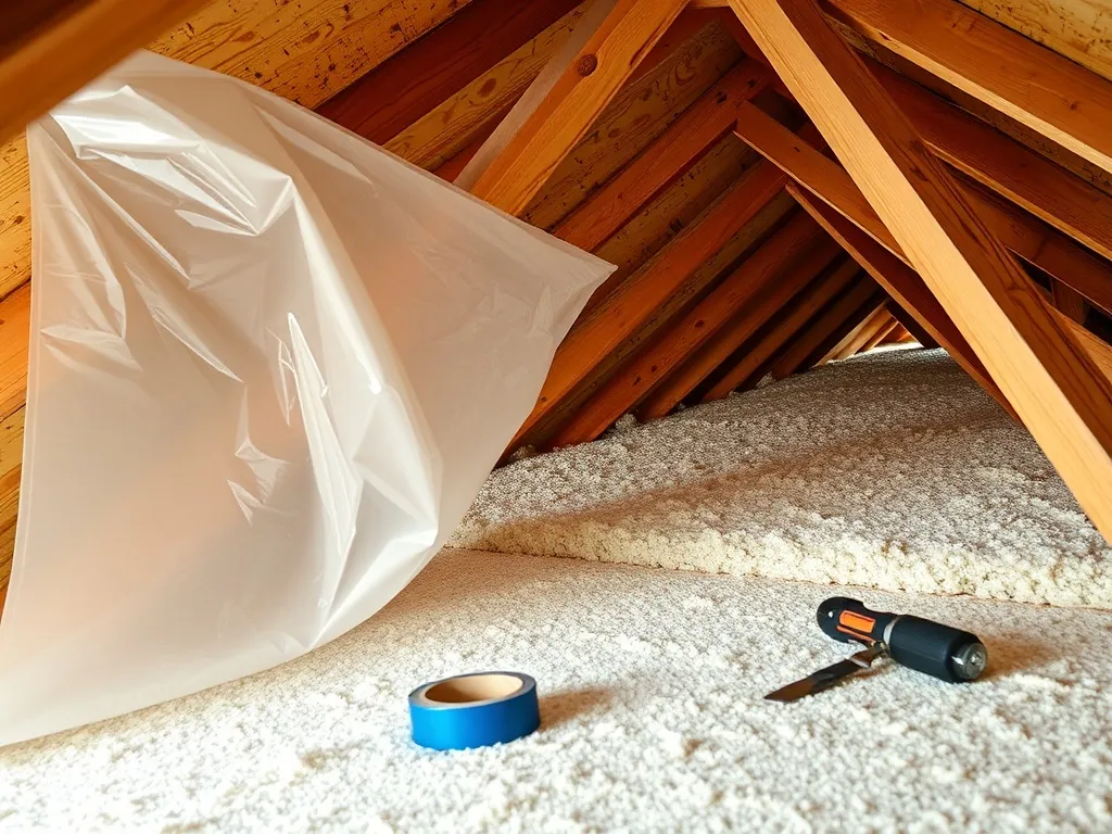 Jaka folia pod wełnę mineralną na strop?