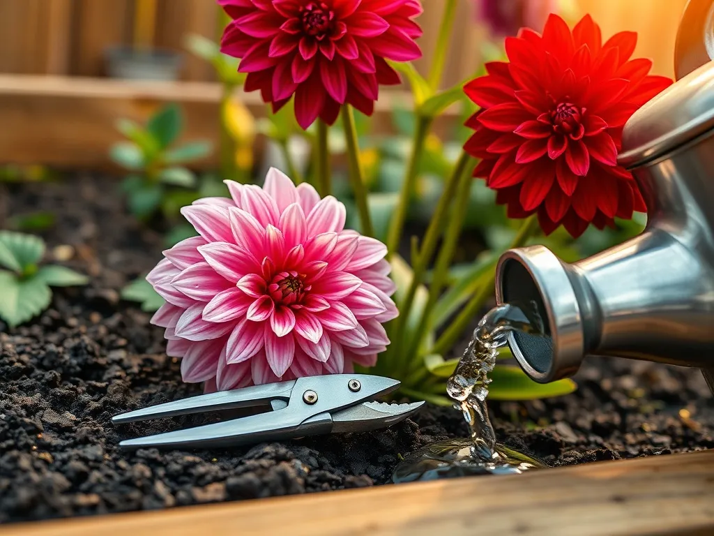 Jak pielęgnować dalie? Poradnik podlewania i przycinania